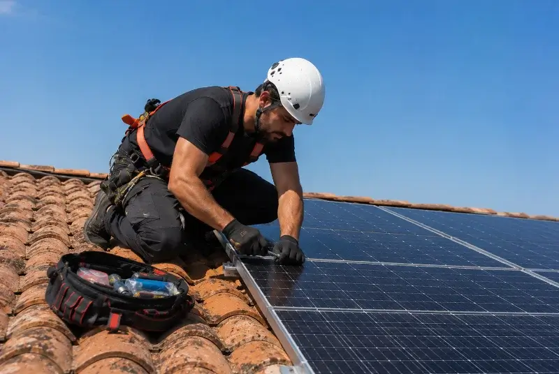 Maintenance et monitoring de panneaux solaires à Eygurande-et-Gardedeuil